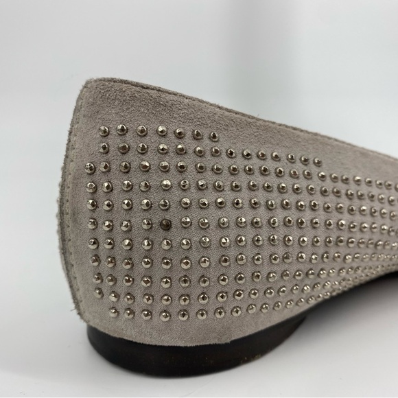 Balenciaga y2k Gray Studded Ballet Flats - Picture 11 of 16